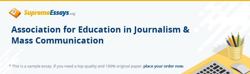 Association for Education in Journalism & Mass Communication