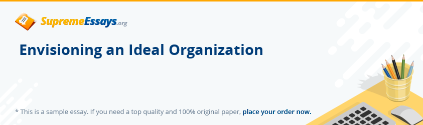 Envisioning an Ideal Organization