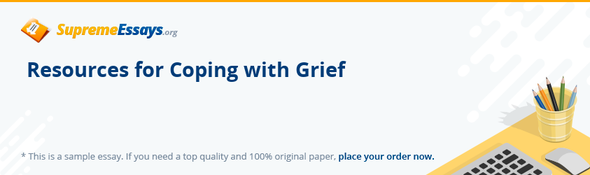 Resources for Coping with Grief